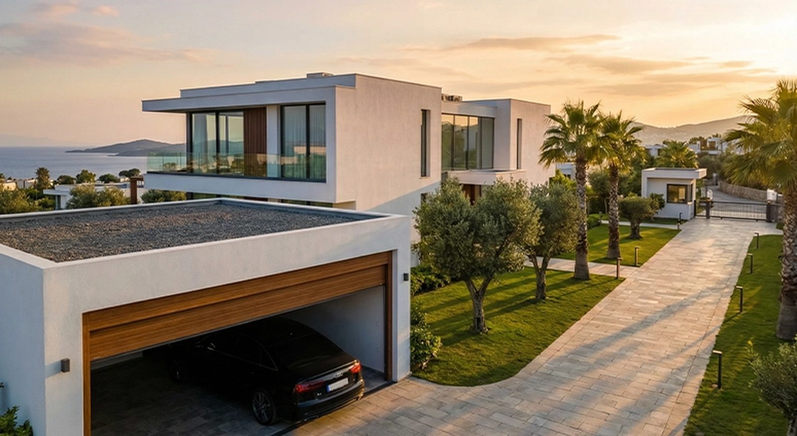 Kapalı Otoparklı ve Site İçinde Satılık Villa – Bodrum