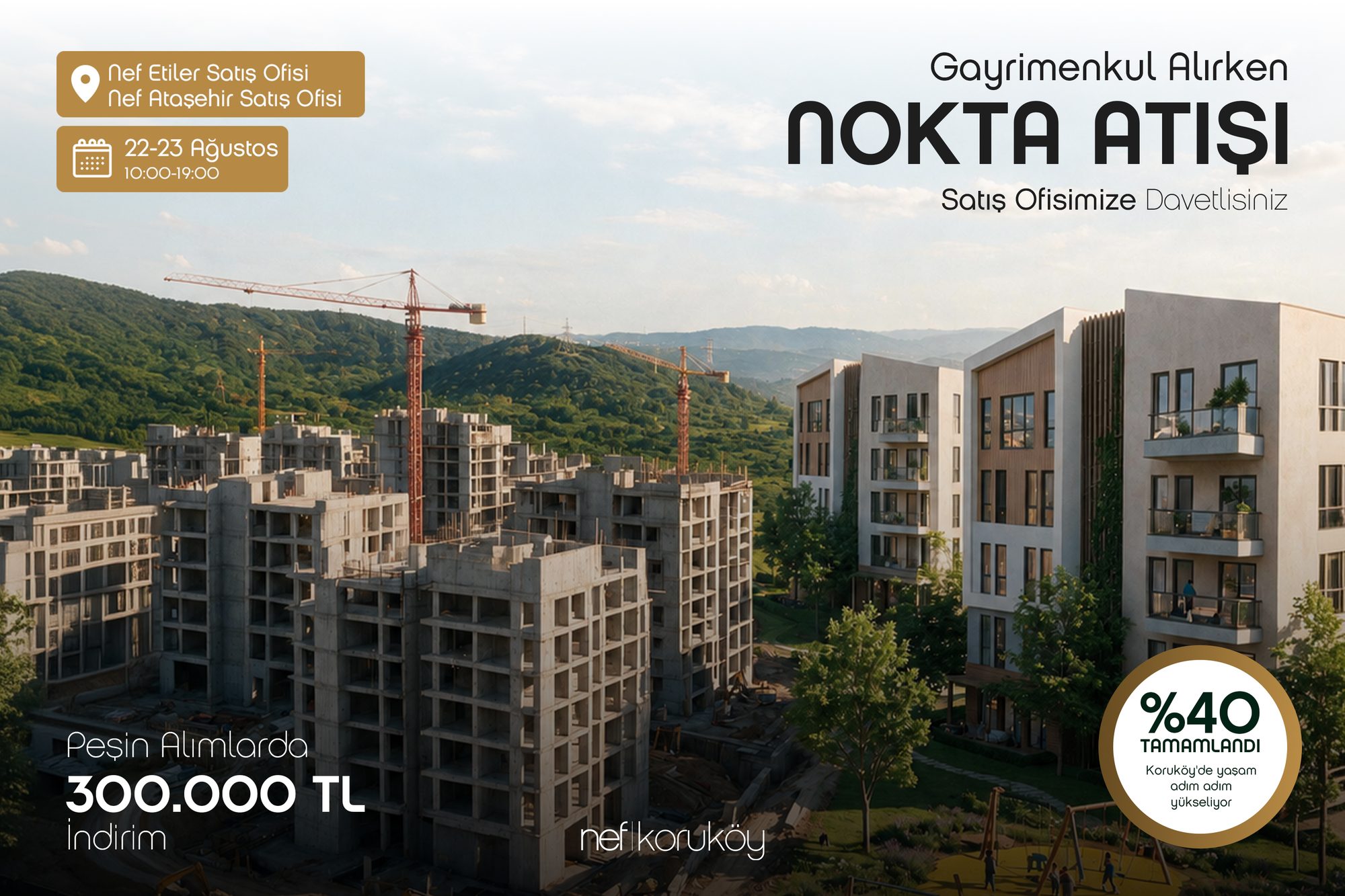 Nef Koruköy'de Yaşam Adım Adım Başlıyor