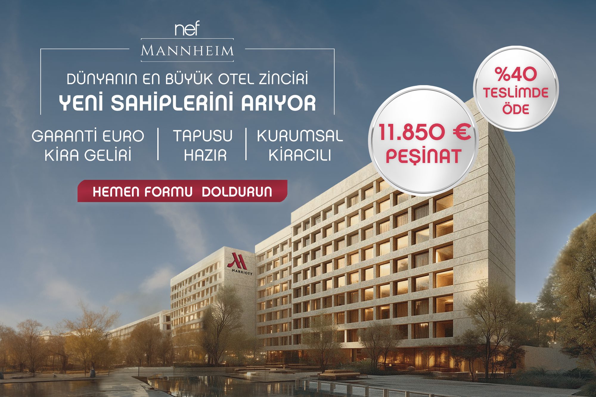 11.850 € Peşinatla Ticari Gayrimenkul Yatırım Fırsatı