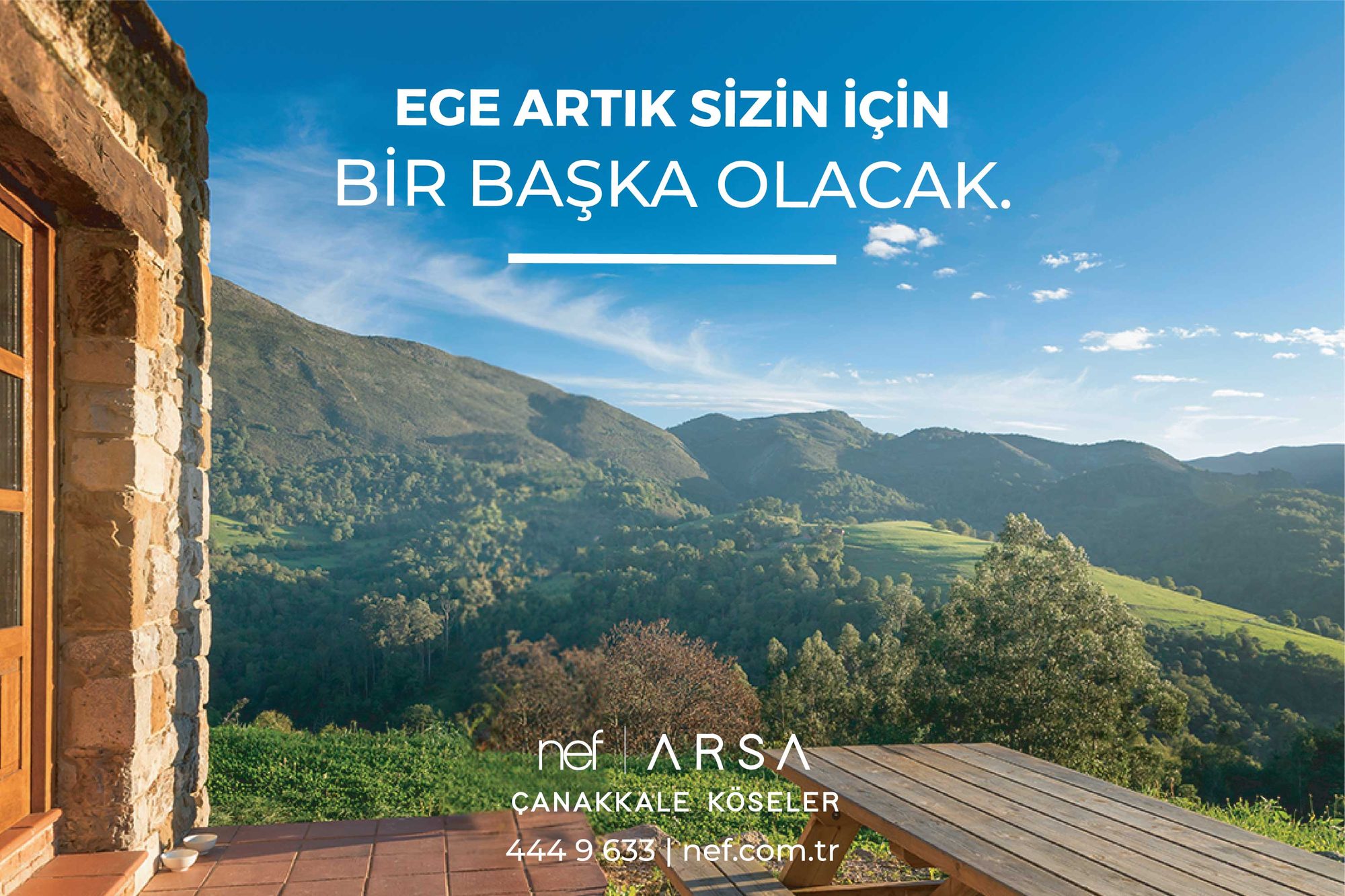 Nef Arsa Çanakkale Köseler: Sizin Köyünüz Ege'de Olsun