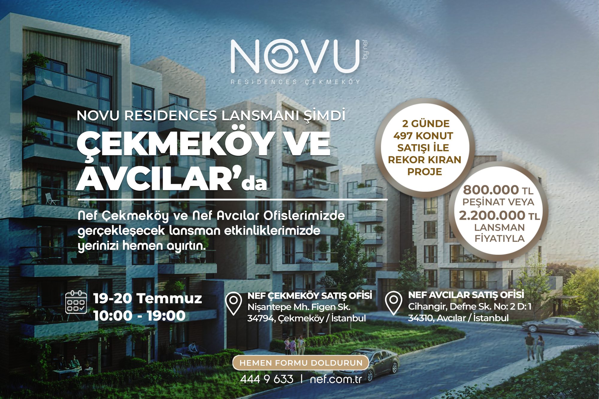 Rekor Kıran Projenin Yeni Etabı Satışta.
