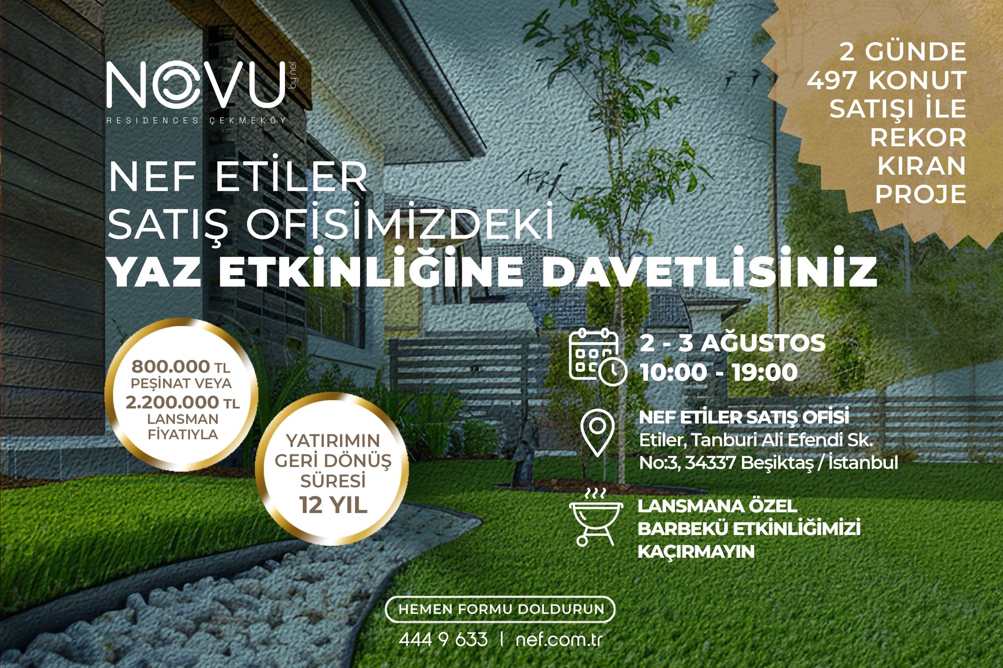 Rekor Kıran Projenin Yeni Etabı Satışta