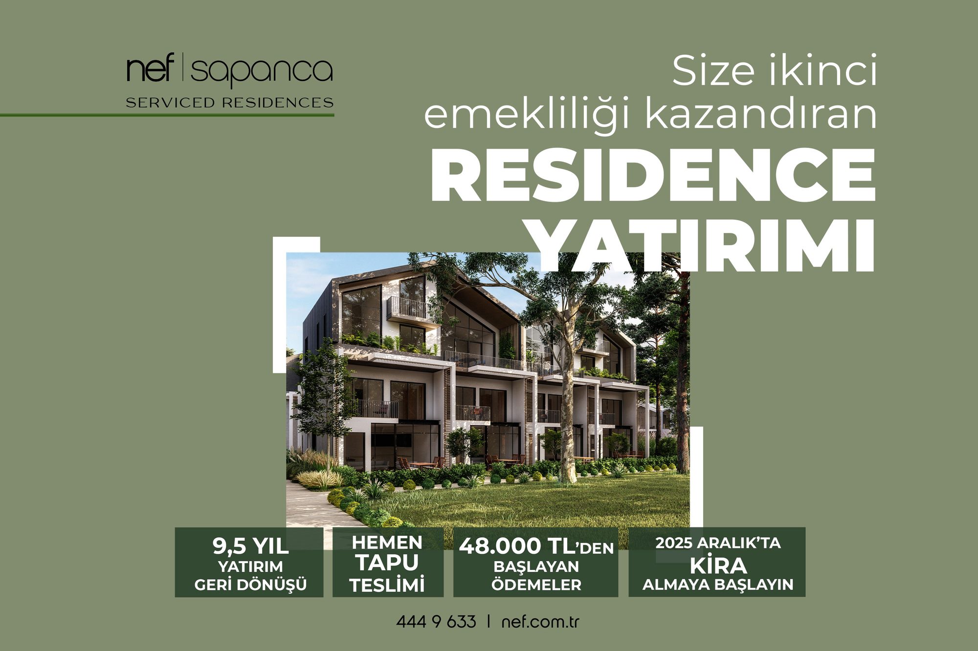 İkinci Emeklilik Planınız: Nef Sapanca Serviced Residences
